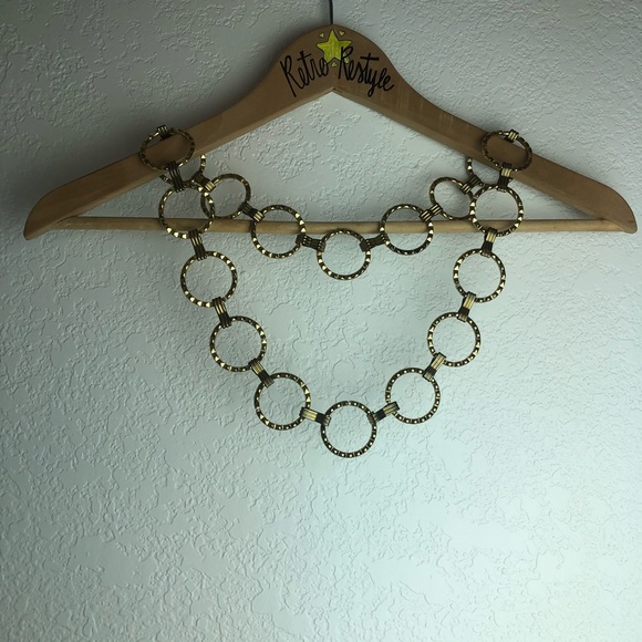 π Vintage π Gold Metal Belt - Picture 6 of 7